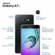 O Samsung Galaxy A7 é o mais potente dos três