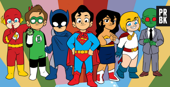 Super-heróis são uma turma da escola