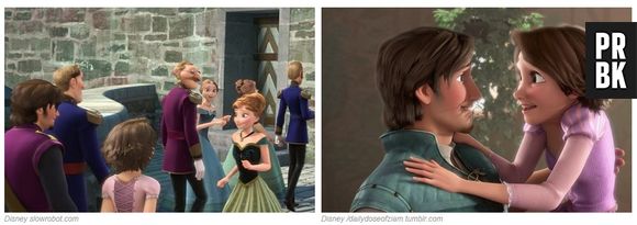 De "Frozen": Rapunzel e o príncipe Flynn, de "Enrolados", participaram da coroação de Elsa