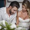 Gusttavo Lima e  Andressa Suita trocaram alianças em Goiânia