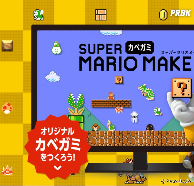 Novo site da Nintendo permite criar papeis de parede do Super Mario!