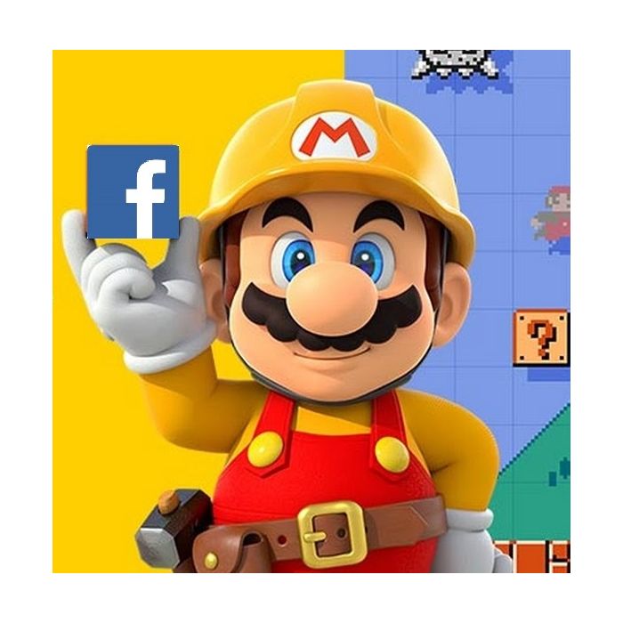  Facebook e Nintendo dão as mãos para criar nova fase especial no editor do game &quot;Super Mario Maker&quot; 