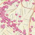 "Mapa do Amor" é uma ferramenta interativa que relaciona um lugar de São Paulo com as histórias de amor