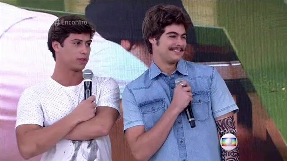 Rafael e Francisco Vitti vão ao "Encontro com Fátima Bernardes" e agitam fãs nas redes sociais!