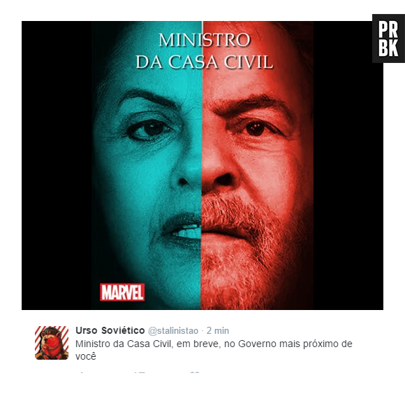 Lula é nomeado ministro da Casa Civil e já tem gente comparando a política com "Capitão América: Guerra Civil"