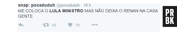 Lula é nomeado ministro da Casa Civil e as redes sociais vão à loucura