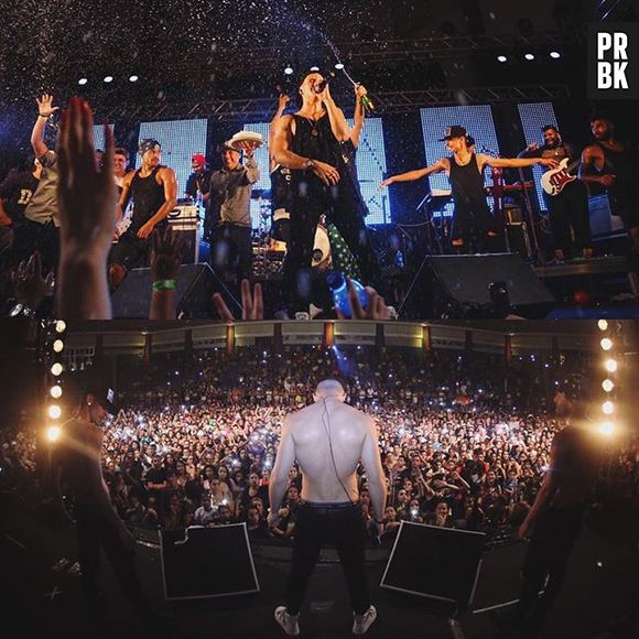 Biel cantou em Lorena, seu município natal, no dia de seu aniversário de 20 anos