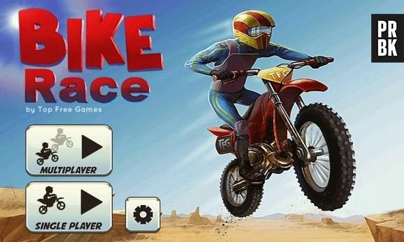 Simples e rápido, "Bike Race Free" é um ótimo jogo para passar o tempo