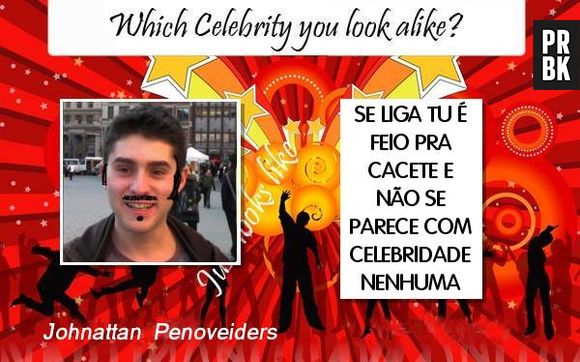 Site dos Menes mandando a real para seus fãs!