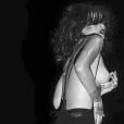 Rihanna faz topless durante as gravações do novo clipe, "Kiss It Better"