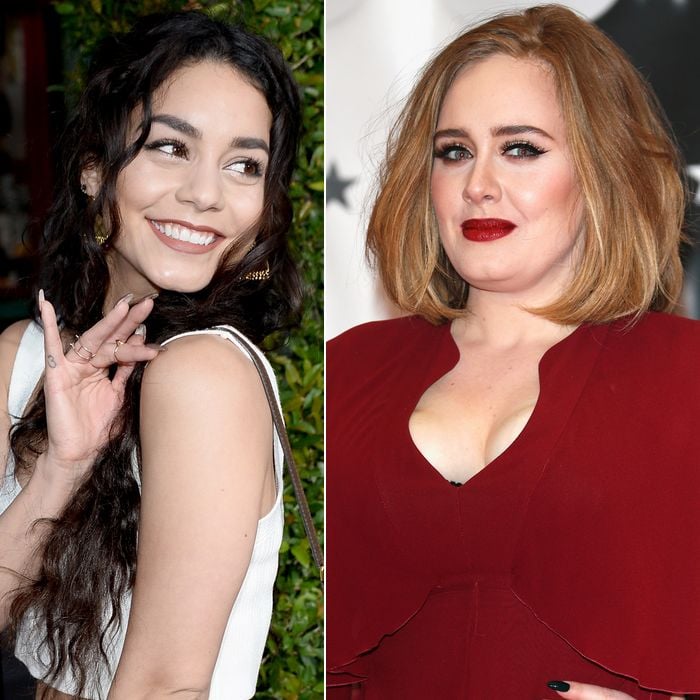 Mesma idade, muita diferença: Vanessa Hudgens e Adele têm 27 anos!