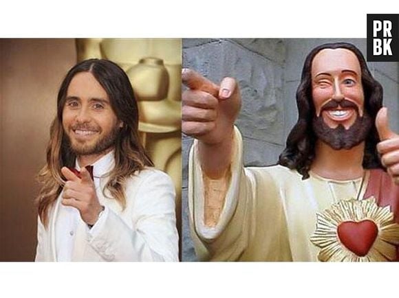 Jared Leto e sua enorme semelhança com nada menos que Jesus virou meme também