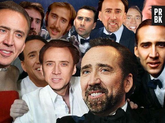 Já nesse selfie todas as estrelas viraram Nicolas Cage