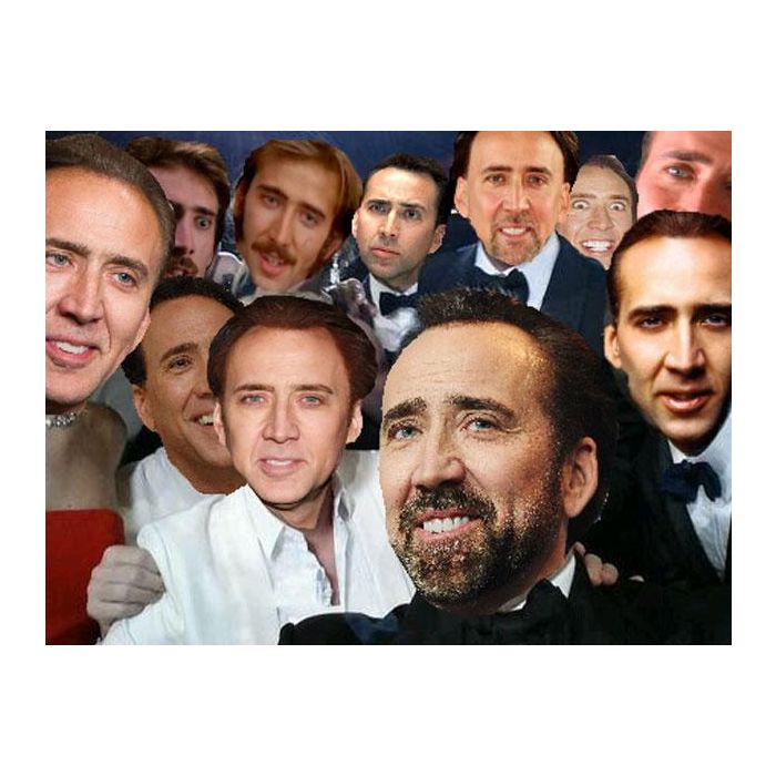 Já nesse selfie todas as estrelas viraram Nicolas Cage
