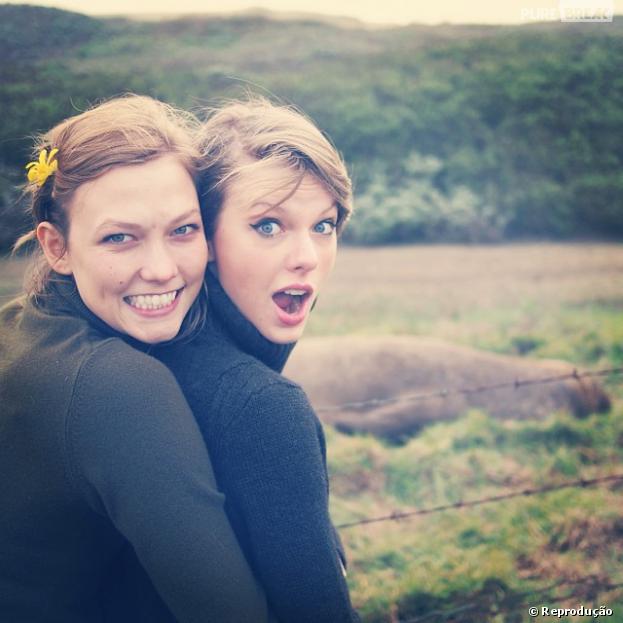 Taylor Swift e Karlie Kloss fazem viagem pela costa da Califórnia, nos Estados Unidos