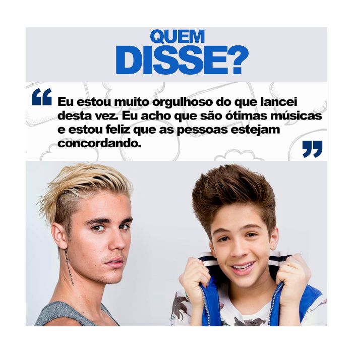 Justin Bieber ou João Guilherme Ávila? Última rodada!