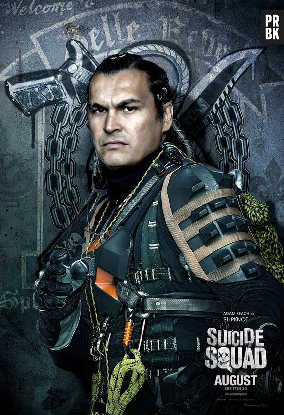 Filme "Esquadrão Suicida": vilão Amarra (Adam Beach) também ganhou pôster exclusivo