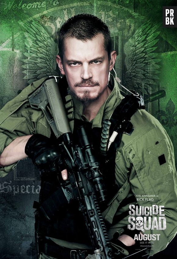 Filme "Esquadrão Suicida": Rick Flag (Joel Kinnaman) é de tirar o fôlego, hein?