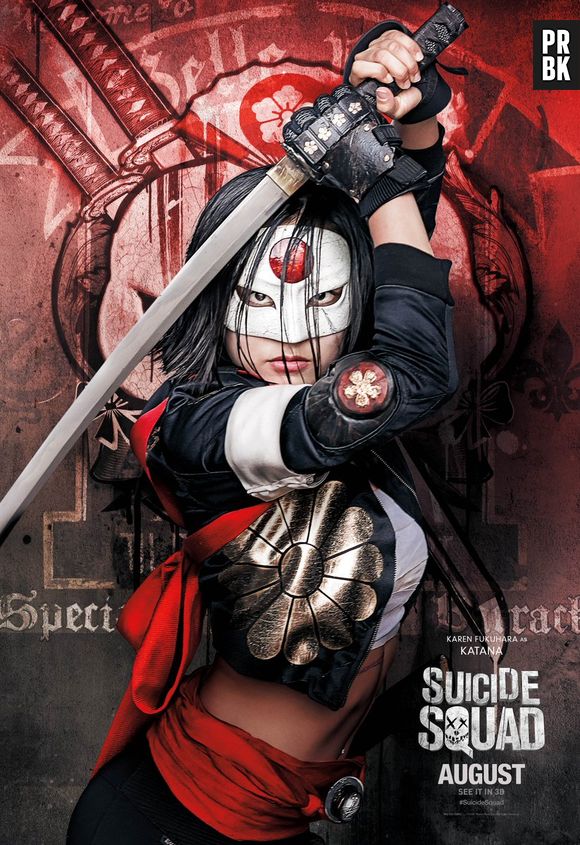 Filme "Esquadrão Suicida": Katana (Karen Fukuhara) sabe bem como usar sua espada!