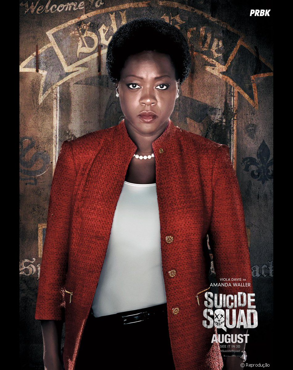 Filme &quot;Esquadrão Suicida&quot;:  Amanda Waller (Viola Davis) pode ser a grande chave do mistério do filme! 