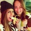 A irmã de Neymar, Rafaella Santos, também postou uma foto com banana