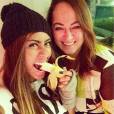  A irm&atilde; de Neymar, Rafaella Santos, tamb&eacute;m postou uma foto com banana 