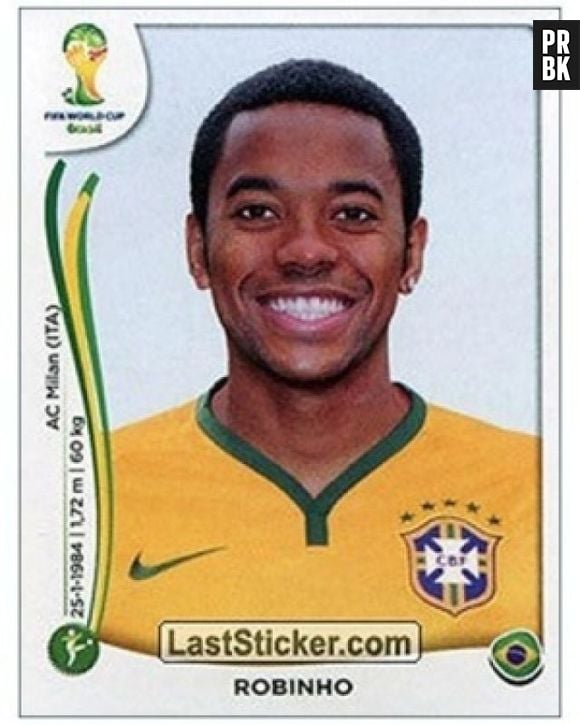 Robinho fica fora da Seleção Brasileira na Copa do Mundo, mas garante figurinha no álbum