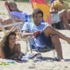 Quem também gravou "Geração Brasil" com Isabelle Drummond em uma praia do Rio, foi o ator Humberto Carrão