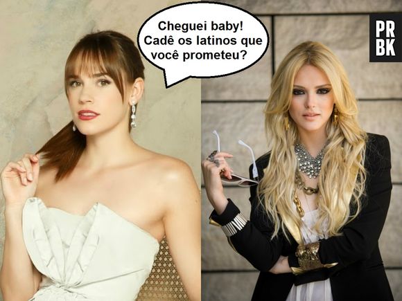 Megan (Isabelle Drummond) e Charlotte Grayson (Christa B. Allen) seriam ótimas amigas na trama de "Geração Brasil"!