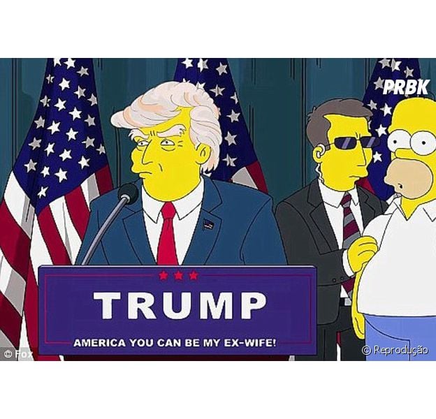 "Os Simpsons" acertaram quando disseram que Donald Trump se tornaria presidente dos EUA