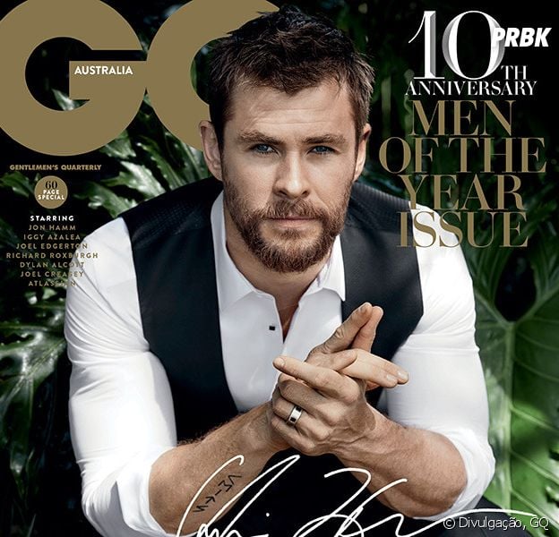 Chris Hemsworth é eleito o Homem do Ano pela revista GQ Austrália