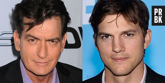 Charlie Sheen e Ashton Kutcher dando um pouquinho mais de emoção pro Twitter!