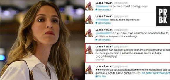 Luana Piovani arruma confusão com Gaviões da Fiel