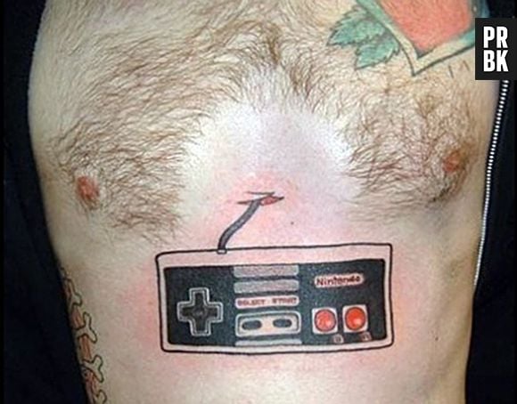 Esse leva a Nintendo no peito, literalmente...