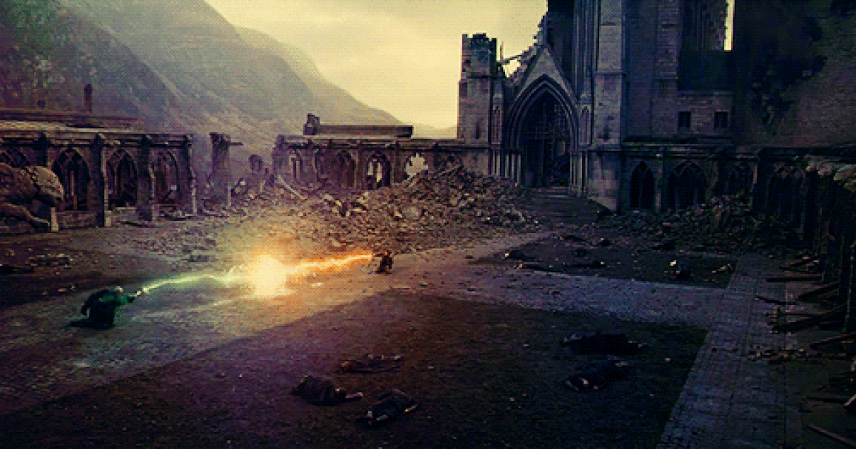 A batalha final de Harry Potter e as Relíquias da Morte ...