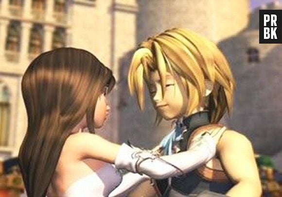 Casal de "Final Fantasy IV" Edward e Ana