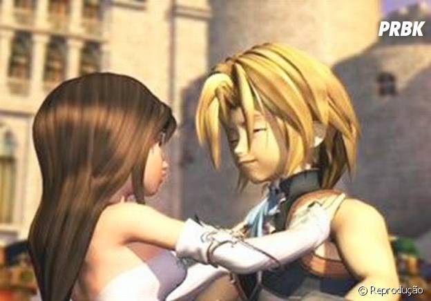 Casal de "Final Fantasy IV" Edward e Ana