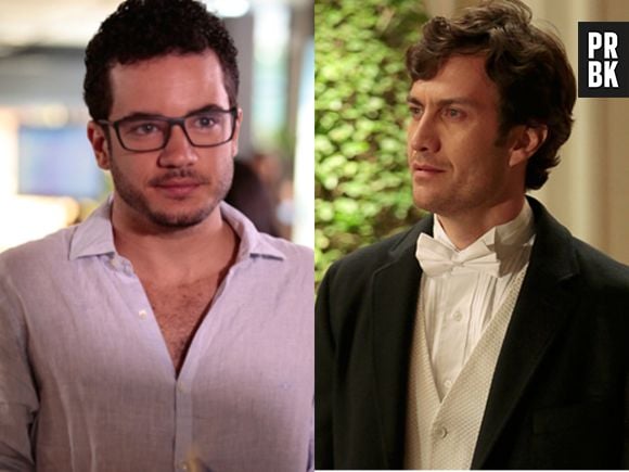 Felipe (Thiago Mendonça) enfrenta Laerte (Gabriel Braga Nunes) na novela "Em Família"