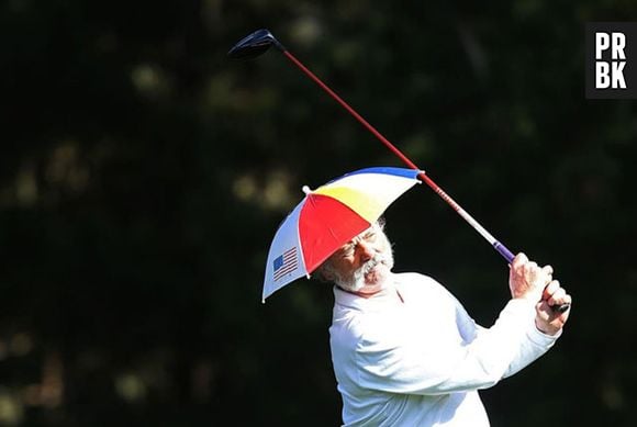 Bill Murray jogando golf