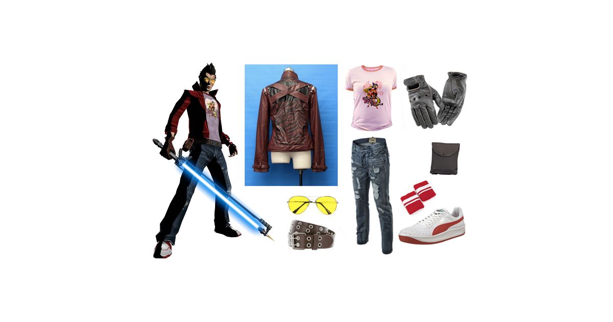 Travis Touchdown do game No More Heroes Purebreak