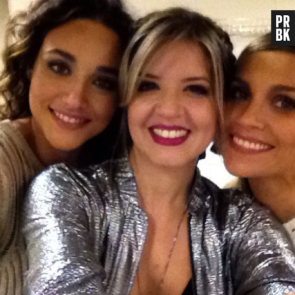 Mariana Santos posou com Flávia Alessandra e Débora Nascimento nos bastidores de "Amor & Sexo"!
