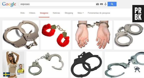 Imagens que aparecem quando você busca "esposa" no Google