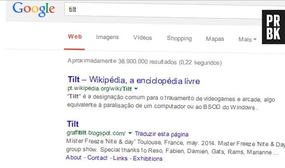 Veja o Google dar Tilt com essa busca!