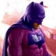 Parece que o Batman não gostou muito do novo uniforme...