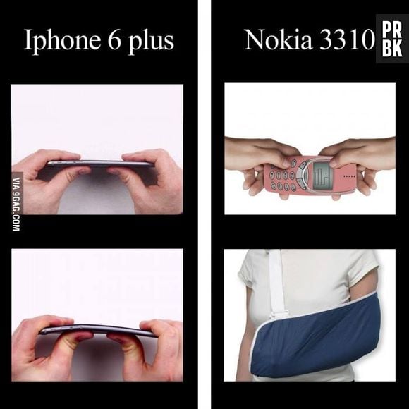 Não é justo com o iPhone 6 Plus competir com o Nokia 3310