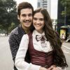 Em "O Tempo Não Para", Marocas (Juliana Paiva) e Samuca (Nicolas Prattes) tem casamento atrapalhado pela mãe da mocinha