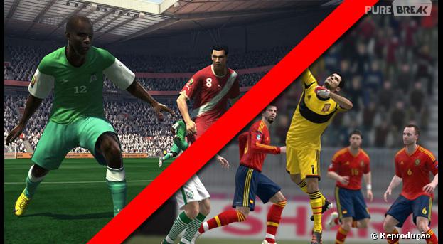 FIFA X PES: esse jogo dá empate!