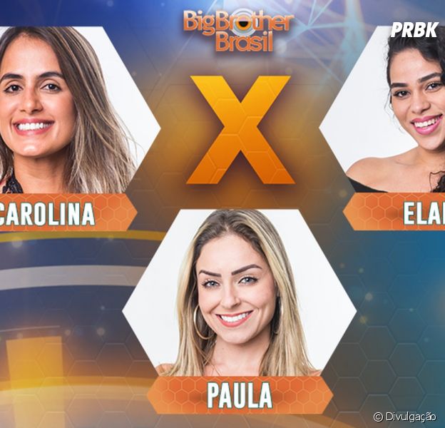 No "BBB19": Carolina, Elana ou Paula, quem deve ser eliminada?