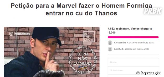 "Vingadores: Ultimato": brasileiros fazem petição para Homem-Formiga derrotar Thanos de forma inusitada