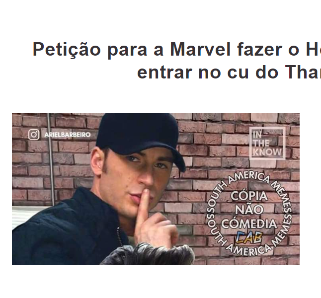 Thanos Voce Gosta De Pe De Moleque Kkkkk Como Assim Tembas Memes
